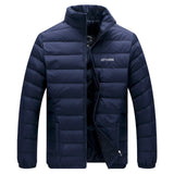 Big Size 2019 White Duck Down Men's Winter Jacket Ultralight Down Jacket Casual Outerwear Snow Warm Fur Collar Brand Coat Parkas